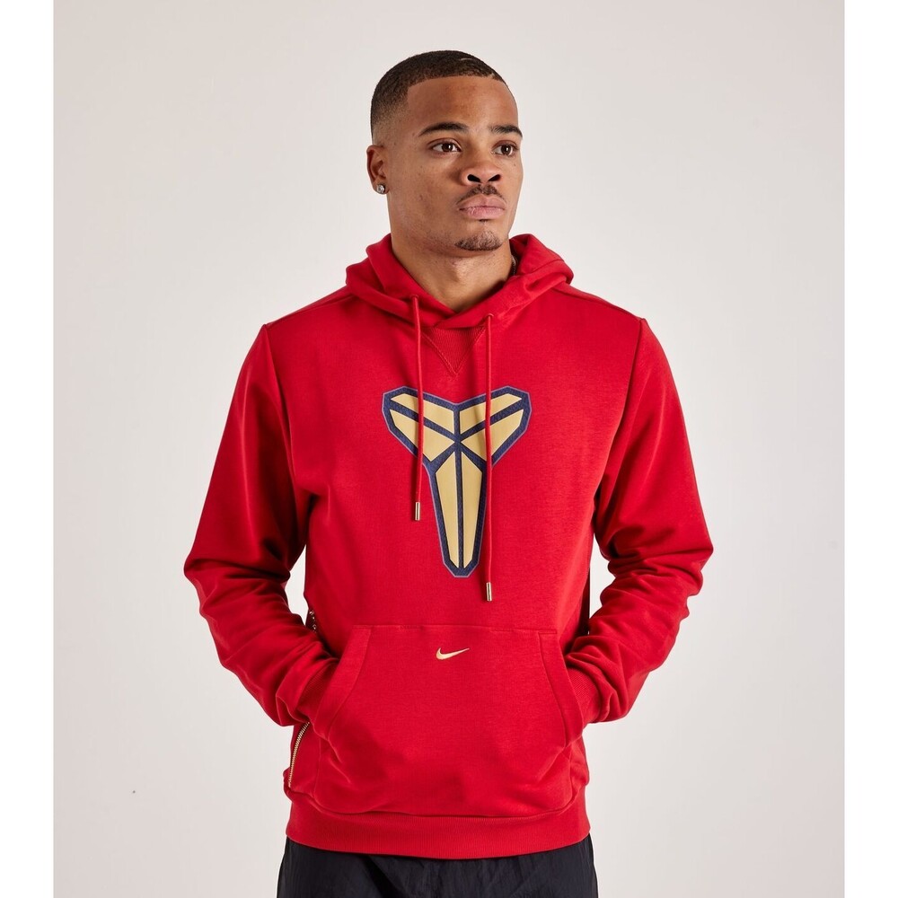 Nike Kobe Bryant Dri-FIT Pullover Red Basketball Hoodie Size Large HF0066-636